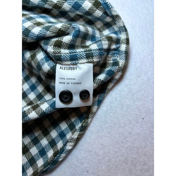 Alesbury Mens Long Sleeve Button Down Shirt Size M Regular Fit - Picture 5 of 7